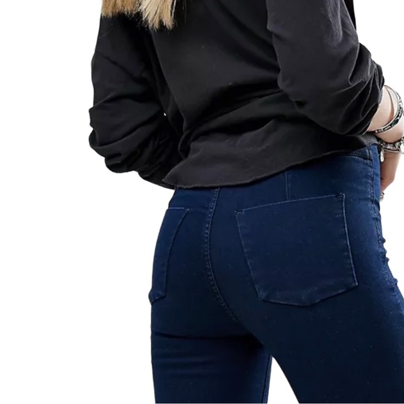 SOLD. Free People Womens Easy Goes It Casual Leggings Jeans Denim Jeggins - Picture 2 of 5